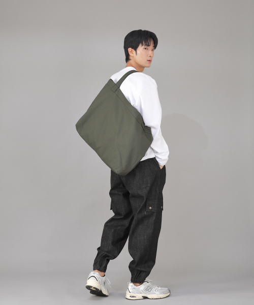 SAINTCREW（セントクルー）の「メガビッグサイズソリッドエコバッグ MSE-140 カーキ BKS（エコバッグ/サブバッグ・メンズ・その他・フリー）」の8枚目の写真