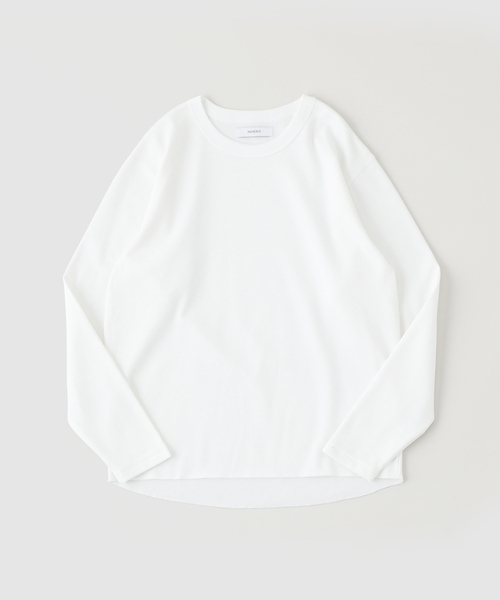 B.C STOCK(ベーセーストック)の「《追加》裏起毛 ハニカムサーマル ロングスリーブTシャツ(Tシャツ/カットソー・メンズ・ホワイト/ホワイト系その他・SMALL/MEDIUM/LARGE)」の2枚目の写真