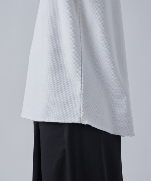 B.C STOCK(ベーセーストック)の「《追加》裏起毛 ハニカムサーマル ロングスリーブTシャツ(Tシャツ/カットソー・メンズ・ホワイト/ホワイト系その他・SMALL/MEDIUM/LARGE)」の13枚目の写真