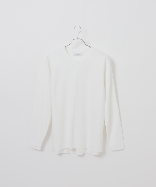 B.C STOCK(ベーセーストック)の「《追加》裏起毛 ハニカムサーマル ロングスリーブTシャツ(Tシャツ/カットソー・メンズ・ホワイト/ホワイト系その他・SMALL/MEDIUM/LARGE)」の17枚目の写真