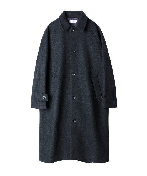 YOUNEEDGARMENTS（ユーニーズガーメンツ）の「ヘビーメルトンウールマスティフコート（チャコール）（チェスターコート・メンズ・その他・40/38）」の2枚目の写真