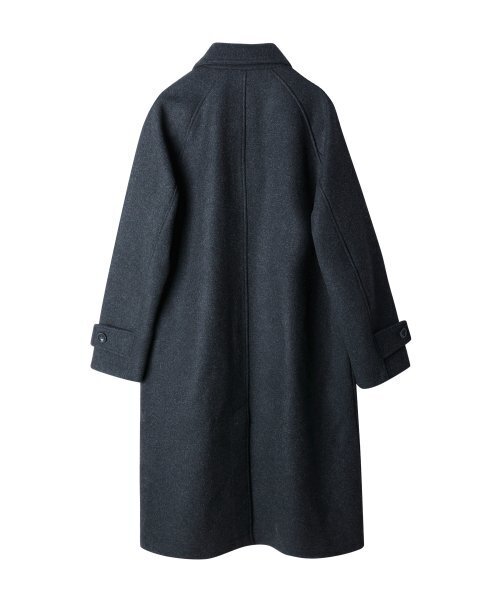 YOUNEEDGARMENTS（ユーニーズガーメンツ）の「ヘビーメルトンウールマスティフコート（チャコール）（チェスターコート・メンズ・その他・40/38）」の3枚目の写真