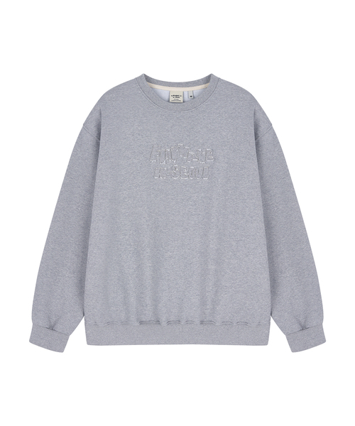 Soulu Patchwork Sweatshirt Grey Melange