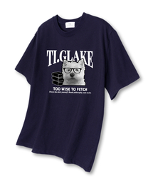 トゥワイズ オーバーサイズ 半袖Tシャツ ネイビー