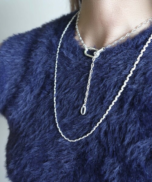 in mood（インムード）の「＜in mood＞ECHO LAYER 2P ネックレス（ネックレス・レディース・シルバー・FREE）」の9枚目の写真