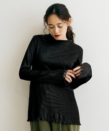 MEDE19F プリーツドッキングトップス