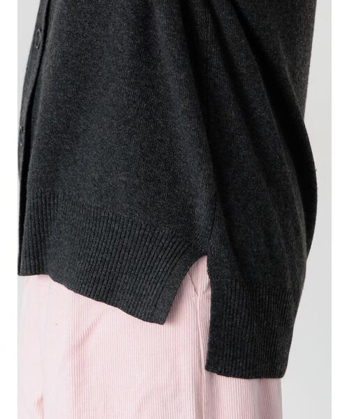 Lugnoncure（ルノンキュール）の「もちもちVネックカーディガン（カーディガン/ボレロ・レディース・ミント/イエロー/チャコールグレー/グレー・F）」の20枚目の写真