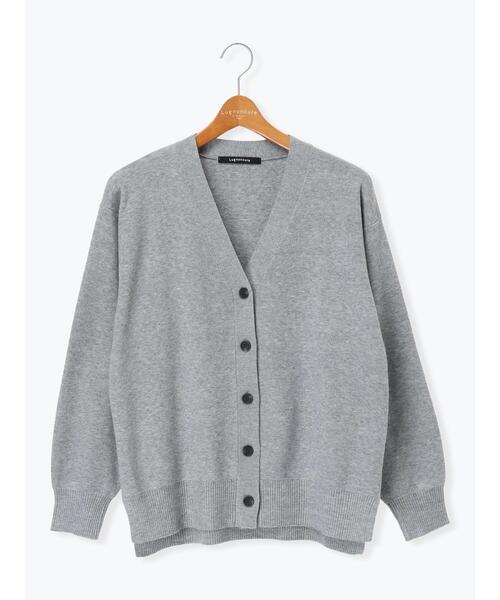 Lugnoncure（ルノンキュール）の「もちもちVネックカーディガン（カーディガン/ボレロ・レディース・ミント/イエロー/チャコールグレー/グレー・F）」の22枚目の写真