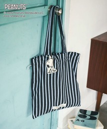 GLOBAL WORK | PEANUTS/チャーム付きパイル生地トート/634366(トートバッグ)