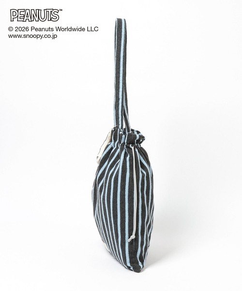 GLOBAL WORK（グローバルワーク）の「PEANUTS/チャーム付きパイル生地トート/634366（トートバッグ・レディース・チャコールグレー/アイボリー/ラベンダー・FREE）」の22枚目の写真