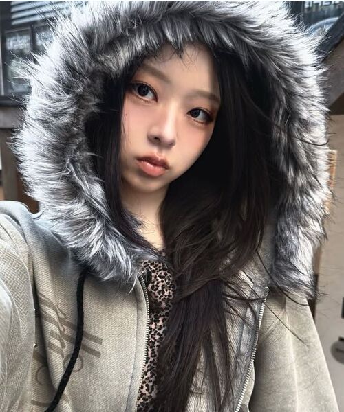 LARTIGENT(ラーティゼン)の「L21 SNOW FUR HOOD ZIP-UP(KHAKI)(パーカー・レディース・その他・FREE)」の18枚目の写真