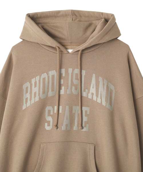 CRAFT STANDARD BOUTIQUE（クラフトスタンダードブティック）の「裏起毛カレッジパーカー（パーカー・メンズ・ブラウン/ホワイト系その他/ネイビー/ベージュ/グリーン/ブラック・M/XL/L）」の13枚目の写真