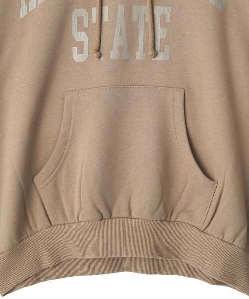 CRAFT STANDARD BOUTIQUE（クラフトスタンダードブティック）の「裏起毛カレッジパーカー（パーカー・メンズ・ブラウン/ホワイト系その他/ネイビー/ベージュ/グリーン/ブラック・M/XL/L）」の16枚目の写真