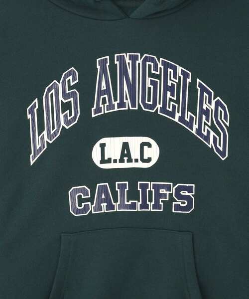 CRAFT STANDARD BOUTIQUE（クラフトスタンダードブティック）の「裏起毛カレッジパーカー（パーカー・メンズ・ブラウン/ホワイト系その他/ネイビー/ベージュ/グリーン/ブラック・M/XL/L）」の21枚目の写真