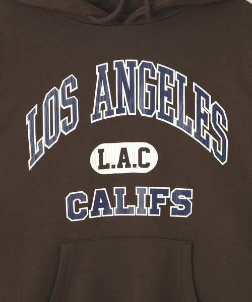 CRAFT STANDARD BOUTIQUE（クラフトスタンダードブティック）の「裏起毛カレッジパーカー（パーカー・メンズ・ブラウン/ホワイト系その他/ネイビー/ベージュ/グリーン/ブラック・M/XL/L）」の22枚目の写真