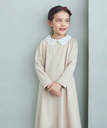 COMME CA ISM | レース襟付きワンピース(100-130cm)(ワンピース)