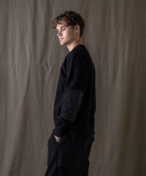 LAVENHAM(ラベンハム)の「【 日本製・スウエット】Jackman X Lavenham GG Armored Crewneck Mens / ジャックマン GG アーマード クルーネック メンズ(スウェット・メンズ・ダークブラック/ダークネイビー/グレー・S/M/L/XL)」の5枚目の写真