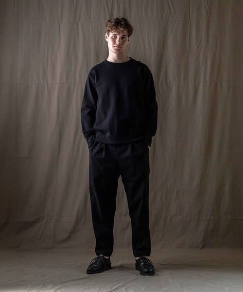 LAVENHAM(ラベンハム)の「【 日本製・スウエット】Jackman X Lavenham GG Armored Crewneck Mens / ジャックマン GG アーマード クルーネック メンズ(スウェット・メンズ・ダークブラック/ダークネイビー/グレー・S/M/L/XL)」の7枚目の写真