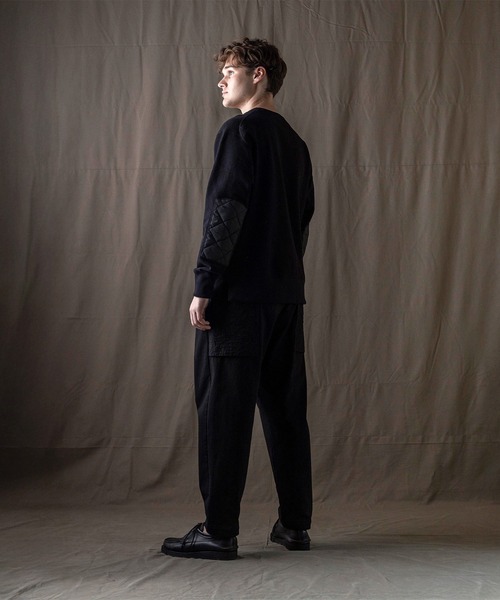 LAVENHAM(ラベンハム)の「【 日本製・スウエット】Jackman X Lavenham GG Armored Crewneck Mens / ジャックマン GG アーマード クルーネック メンズ(スウェット・メンズ・ダークブラック/ダークネイビー/グレー・S/M/L/XL)」の8枚目の写真