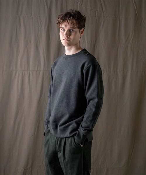 LAVENHAM(ラベンハム)の「【 日本製・スウエット】Jackman X Lavenham GG Armored Crewneck Mens / ジャックマン GG アーマード クルーネック メンズ(スウェット・メンズ・ダークブラック/ダークネイビー/グレー・S/M/L/XL)」の17枚目の写真