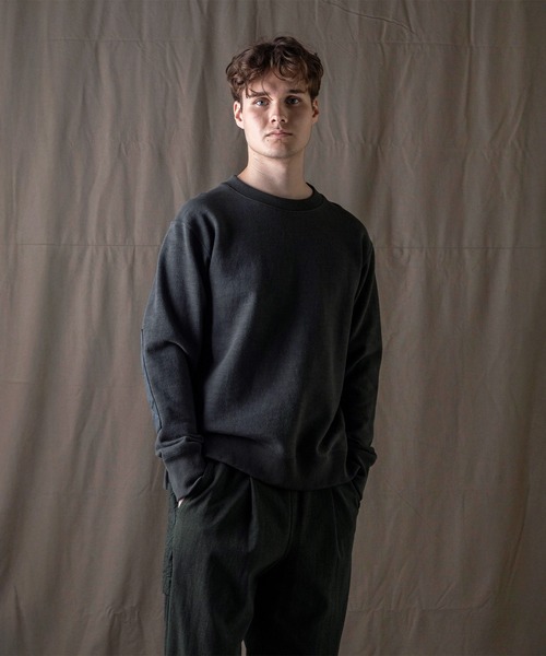 LAVENHAM(ラベンハム)の「【 日本製・スウエット】Jackman X Lavenham GG Armored Crewneck Mens / ジャックマン GG アーマード クルーネック メンズ(スウェット・メンズ・ダークブラック/ダークネイビー/グレー・S/M/L/XL)」の16枚目の写真