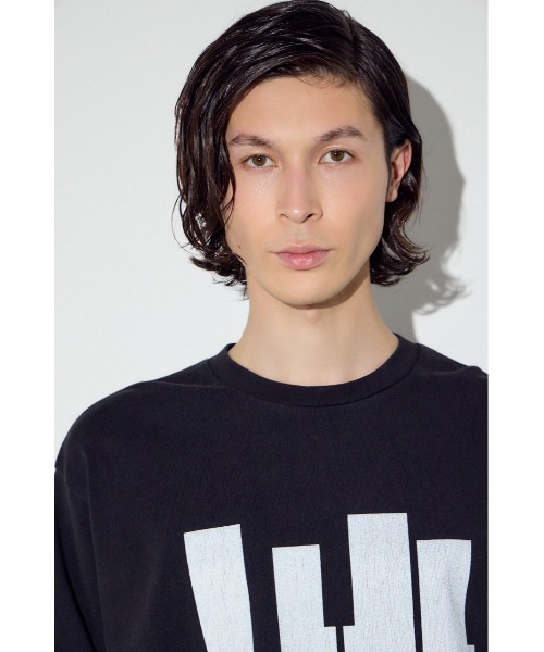 AZUL by moussy（アズールバイマウジー）の「キーボードアートロンT（Tシャツ/カットソー・メンズ・ブラック/ホワイト・SMALL/MEDIUM/LARGE）」の16枚目の写真