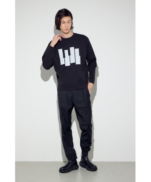 AZUL by moussy（アズールバイマウジー）の「キーボードアートロンT（Tシャツ/カットソー・メンズ・ブラック/ホワイト・SMALL/MEDIUM/LARGE）」の18枚目の写真