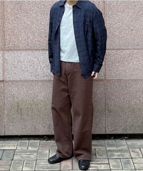 ROTEMBER（ローテンバー）の「ラストチェックシャツ [ヴィンテージブルー]（シャツ/ブラウス・メンズ・その他・MEDIUM/LARGE/X-LARGE）」の5枚目の写真