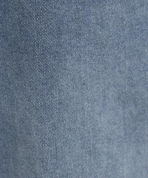 SHOO・LA・RUE（シューラルー）の「【あったか/S-LL】脚のラインを拾いにくい 裏微起毛 デニムワイドパンツ（デニムパンツ・レディース・ネイビー/ブルー・03/02/01/04）」の5枚目の写真