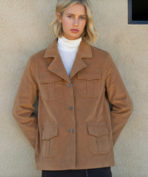 MELLOW SUEDE HALF JACKET [4COLOR]（その他アウター）｜FOLNUA