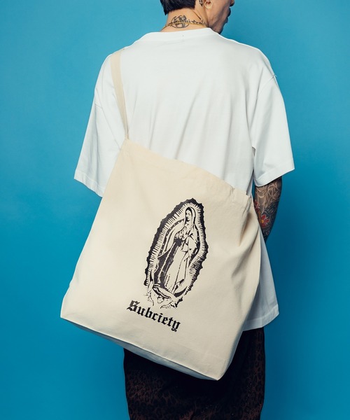 Subciety（サブサエティ）の「2way maria tote bag（トートバッグ・メンズ・ブラック/ナチュラル・FREE）」の12枚目の写真