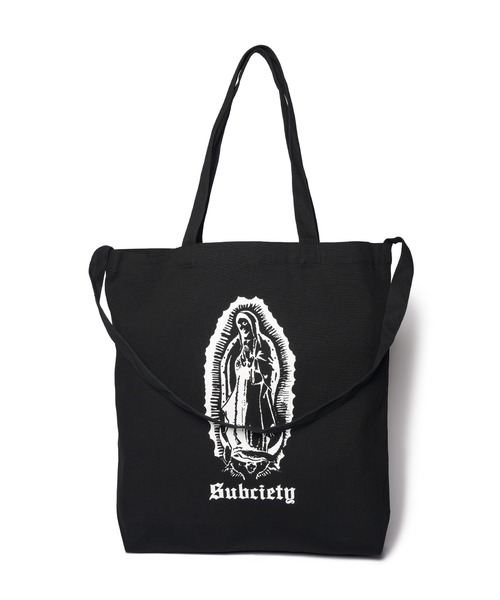 Subciety（サブサエティ）の「2way maria tote bag（トートバッグ・メンズ・ブラック/ナチュラル・FREE）」の3枚目の写真