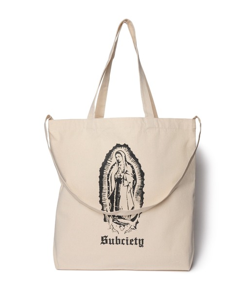 Subciety（サブサエティ）の「2way maria tote bag（トートバッグ・メンズ・ブラック/ナチュラル・FREE）」の4枚目の写真