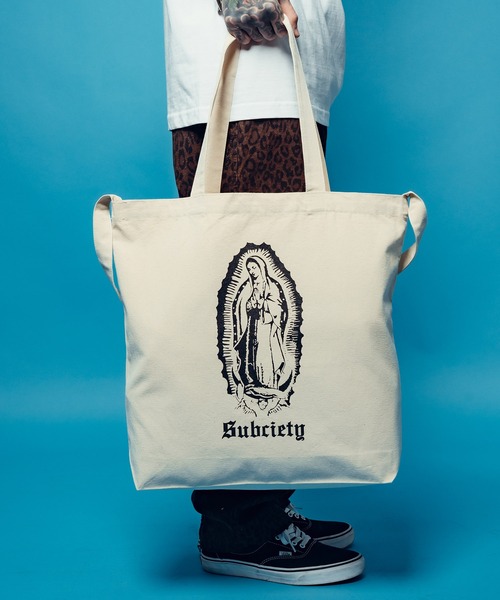 Subciety（サブサエティ）の「2way maria tote bag（トートバッグ・メンズ・ブラック/ナチュラル・FREE）」の11枚目の写真