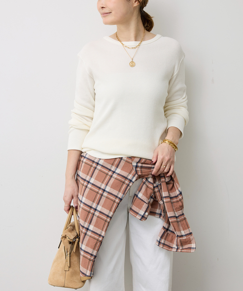 Frank&Eileen（フランクアンドアイリーン）の「【FRANK&EILEEN/フランクアンドアイリーン】FINBAR SHIRT（シャツ/ブラウス・レディース・ブラウン・FREE）」の9枚目の写真