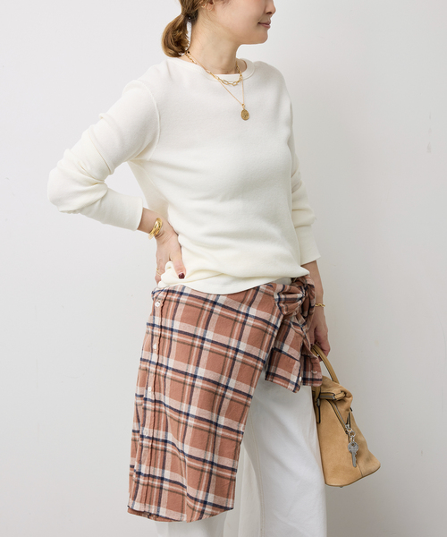 Frank&Eileen（フランクアンドアイリーン）の「【FRANK&EILEEN/フランクアンドアイリーン】FINBAR SHIRT（シャツ/ブラウス・レディース・ブラウン・FREE）」の10枚目の写真