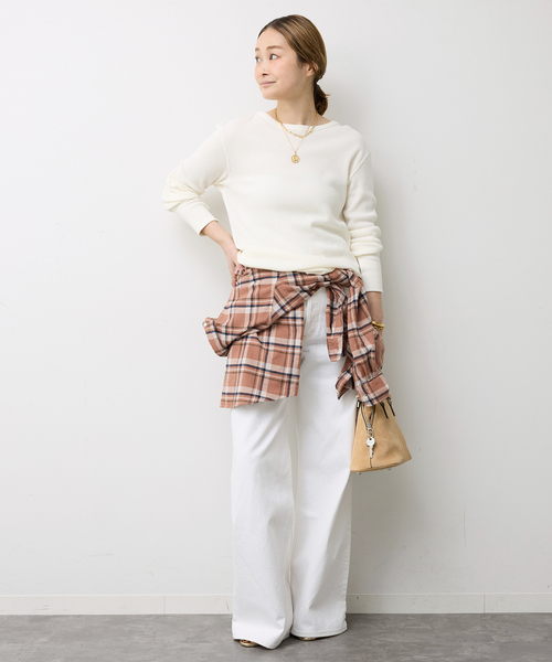 Frank&Eileen（フランクアンドアイリーン）の「【FRANK&EILEEN/フランクアンドアイリーン】FINBAR SHIRT（シャツ/ブラウス・レディース・ブラウン・FREE）」の12枚目の写真