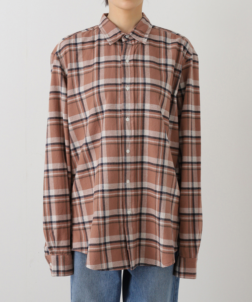 Frank&Eileen（フランクアンドアイリーン）の「【FRANK&EILEEN/フランクアンドアイリーン】FINBAR SHIRT（シャツ/ブラウス・レディース・ブラウン・FREE）」の13枚目の写真