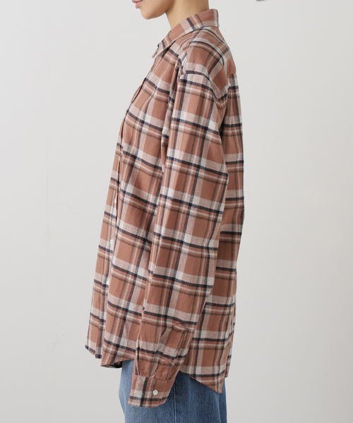 Frank&Eileen（フランクアンドアイリーン）の「【FRANK&EILEEN/フランクアンドアイリーン】FINBAR SHIRT（シャツ/ブラウス・レディース・ブラウン・FREE）」の14枚目の写真