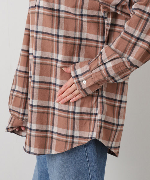 Frank&Eileen（フランクアンドアイリーン）の「【FRANK&EILEEN/フランクアンドアイリーン】FINBAR SHIRT（シャツ/ブラウス・レディース・ブラウン・FREE）」の17枚目の写真