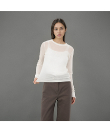 Long Sleeve Slim T-shirt _White