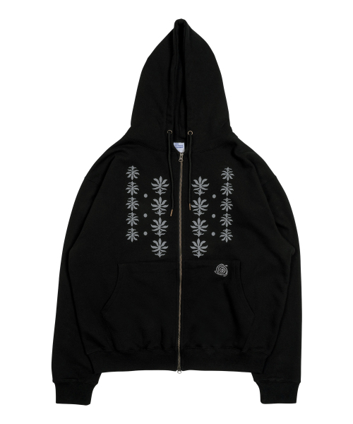 THECOLDESTMOMENT（ザコールデストモーメント）の「TCM ethnic hooded zip-up (black)（パーカー・レディース・その他・S/M/L）」の2枚目の写真