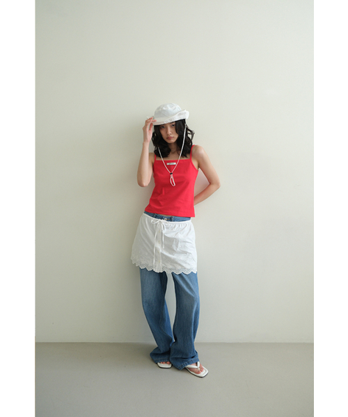 PREVOIR(プレヴォア)の「オーガニックシルクタンクトップ(Tシャツ/カットソー・レディース・その他・FREE)」の2枚目の写真