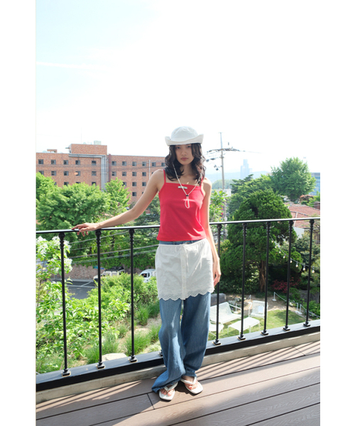 PREVOIR(プレヴォア)の「オーガニックシルクタンクトップ(Tシャツ/カットソー・レディース・その他・FREE)」の3枚目の写真