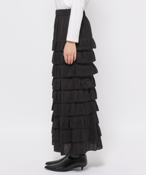 LOWRYS FARM（ローリーズファーム）の「フリルスカート（スカート・レディース・アイボリー・FREE）」の3枚目の写真