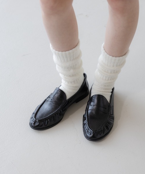 LOWRYS FARM（ローリーズファーム）の「モカシンローファー  637751（ローファー・レディース・ブラック/ブラウン・MEDIUM/LARGE）」の2枚目の写真