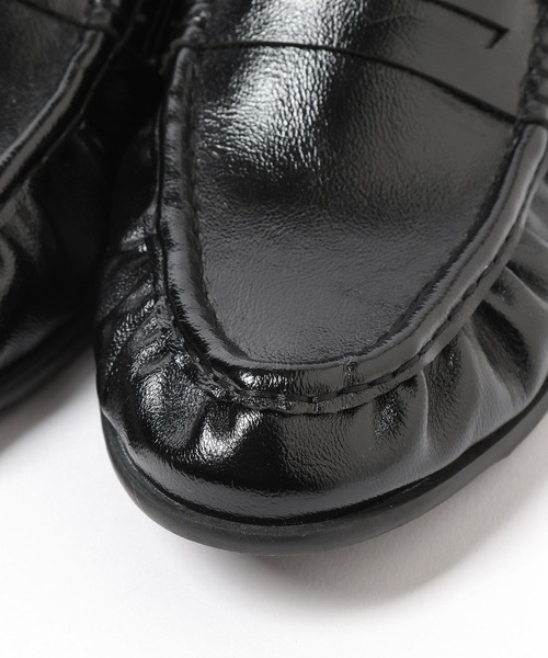 LOWRYS FARM（ローリーズファーム）の「モカシンローファー  637751（ローファー・レディース・ブラック/ブラウン・MEDIUM/LARGE）」の10枚目の写真