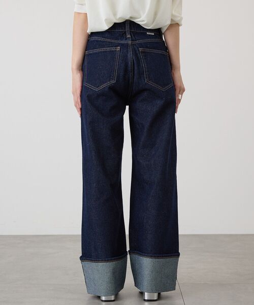 AMERICAN HOLIC（アメリカンホリック）の「ロールアップデニムパンツ（デニムパンツ・レディース・ブルー系その他/ワンウォッシュ・S/L/M）」の10枚目の写真