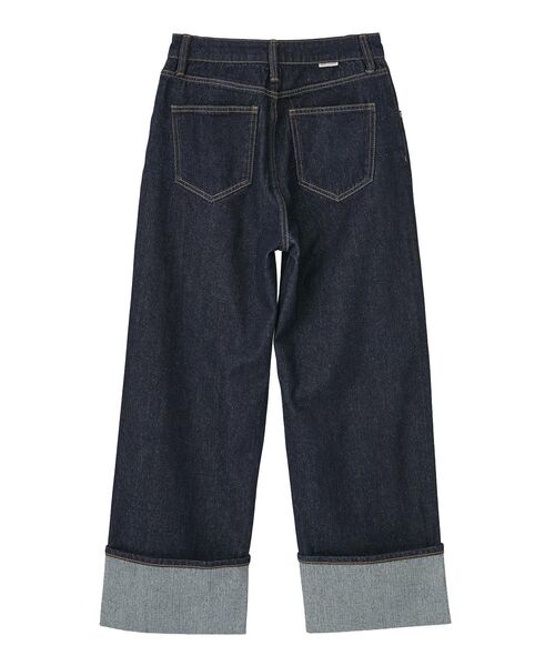 AMERICAN HOLIC（アメリカンホリック）の「ロールアップデニムパンツ（デニムパンツ・レディース・ブルー系その他/ワンウォッシュ・S/L/M）」の19枚目の写真