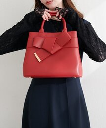 natural couture | 合皮リボンアイコンバッグ(ショルダーバッグ)